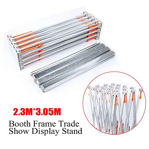 image for CNCEST Display Booth Frame,7.5x10FT Pop Up Stand Trade Show Display Bo