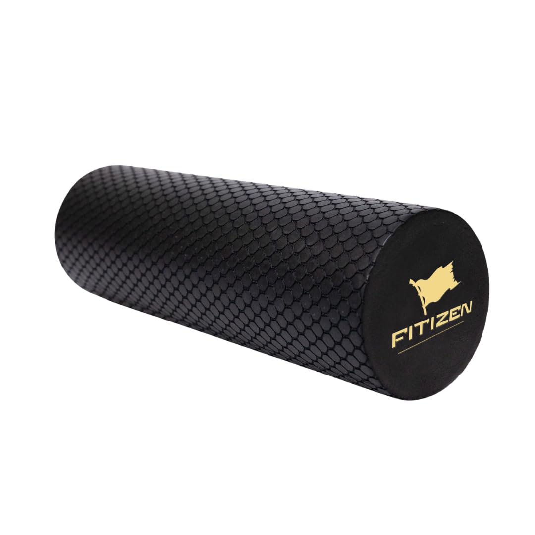 Fitizen Foam Roller β Muscle Massage Rehab Stiff Back Pain Physical Therapy Deep Tissue Firm Exercise Equipment Home Gym Stress Yoga Pilates for The Fit Citizen by FitNation
