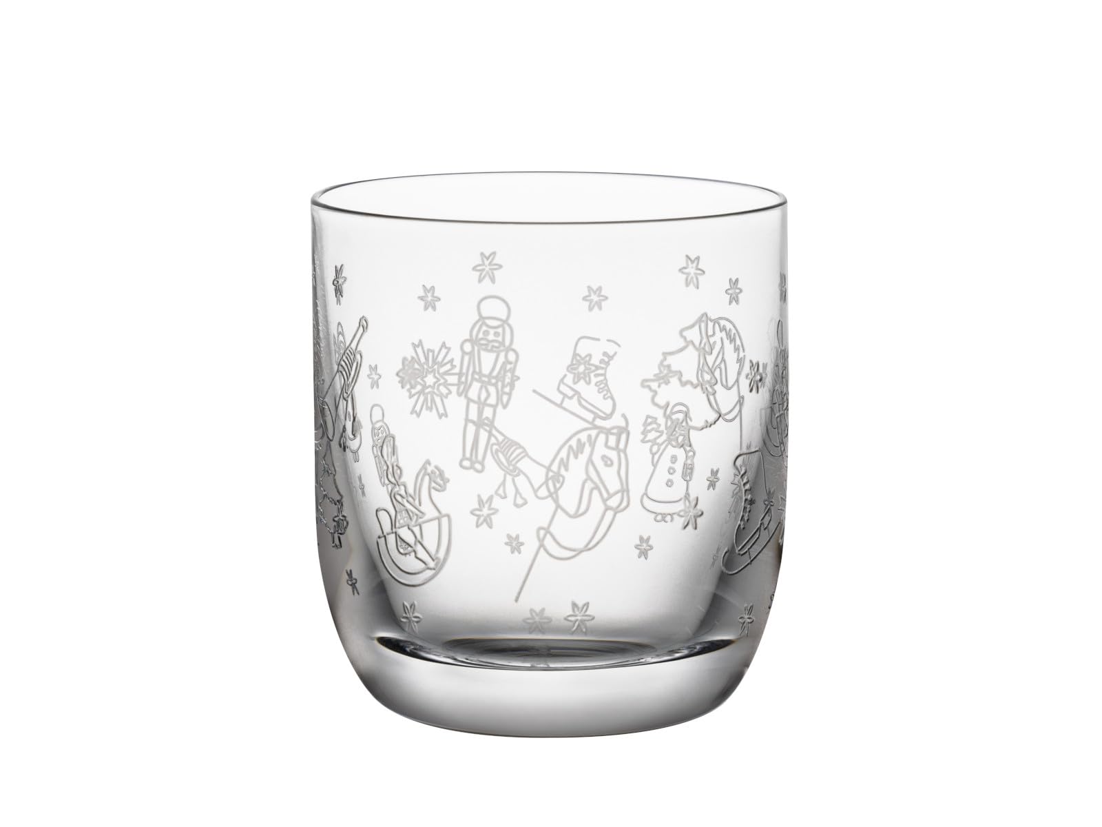 Villeroy & Boch Toy's Delight kieliszki do wódki 4 szt. motyw świąteczny zmywarka
