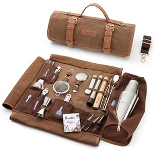 Barillio Reise-Barkeeper-Set 17-teilig Rolltasche