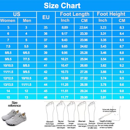 Image of Hike Barefoot Shoes Women Men Pro Water Footwear Wide Toe Box Non-Slip Unisex Athletic Outdoor Running Shoes