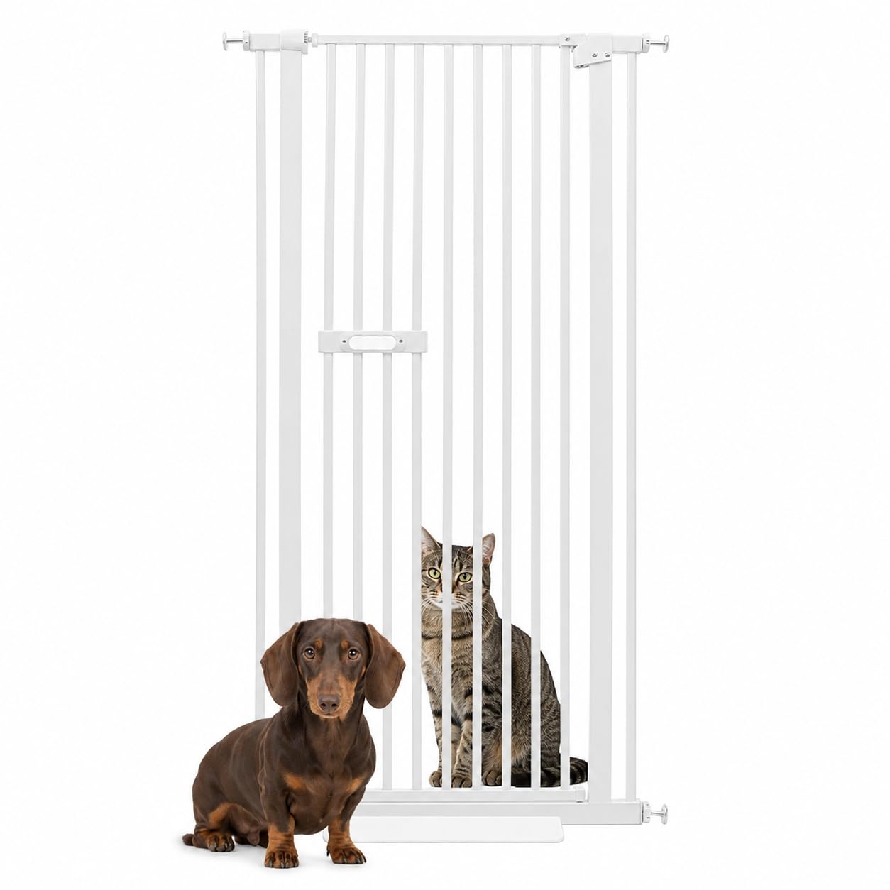 Katzengitter Tür 150cm Hoch 76-85cm Breit ABS PVC für Katzen