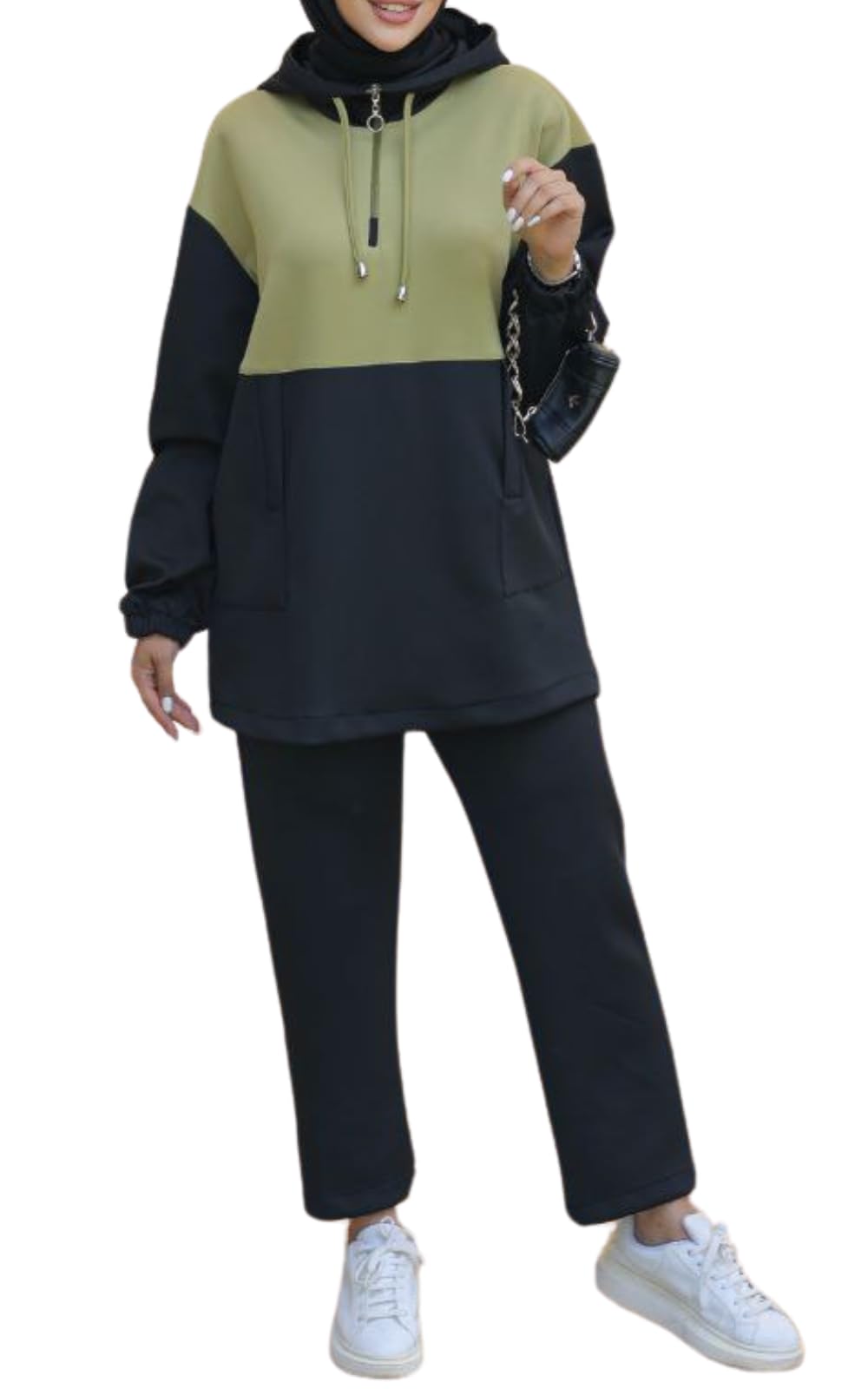 istanbul styles Modest Turkish Hijab Sportswear Set for Muslim Women 2 Piece Tracksuit for Casual Comfort and Activewear