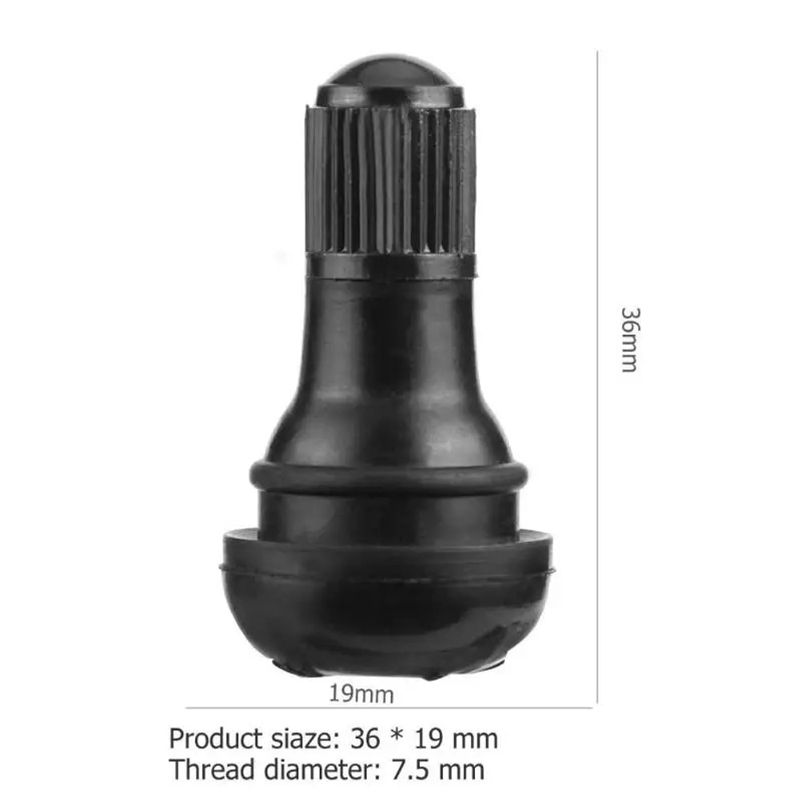 1/3 Stücke Universal TR412 Snap-in Auto Tubeless Reifen Ventil Vorbauten Gummi Kupfer Vakuum Reifen Luftventil for Auto Motorrad Moto(1PCS Valve Stems)