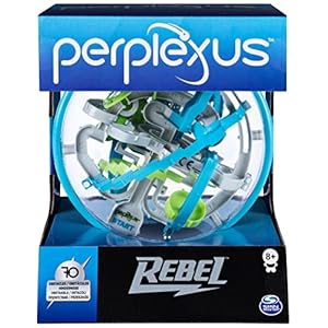 Spin Master Games Perplexus Rebel, 3D-Kugellabyrinth mit 70 Hindernissen – für fingerfertige Perplexus-Fans ab 8 Jahren