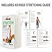 OPTP The Original Stretch Out Strap with Exercise Book, for Flexibility and Mobility Exercises. Stretch Out Straps for Physical Therapy, Yoga Stretching Strap and Knee Therapy Strap. Made in the USA
