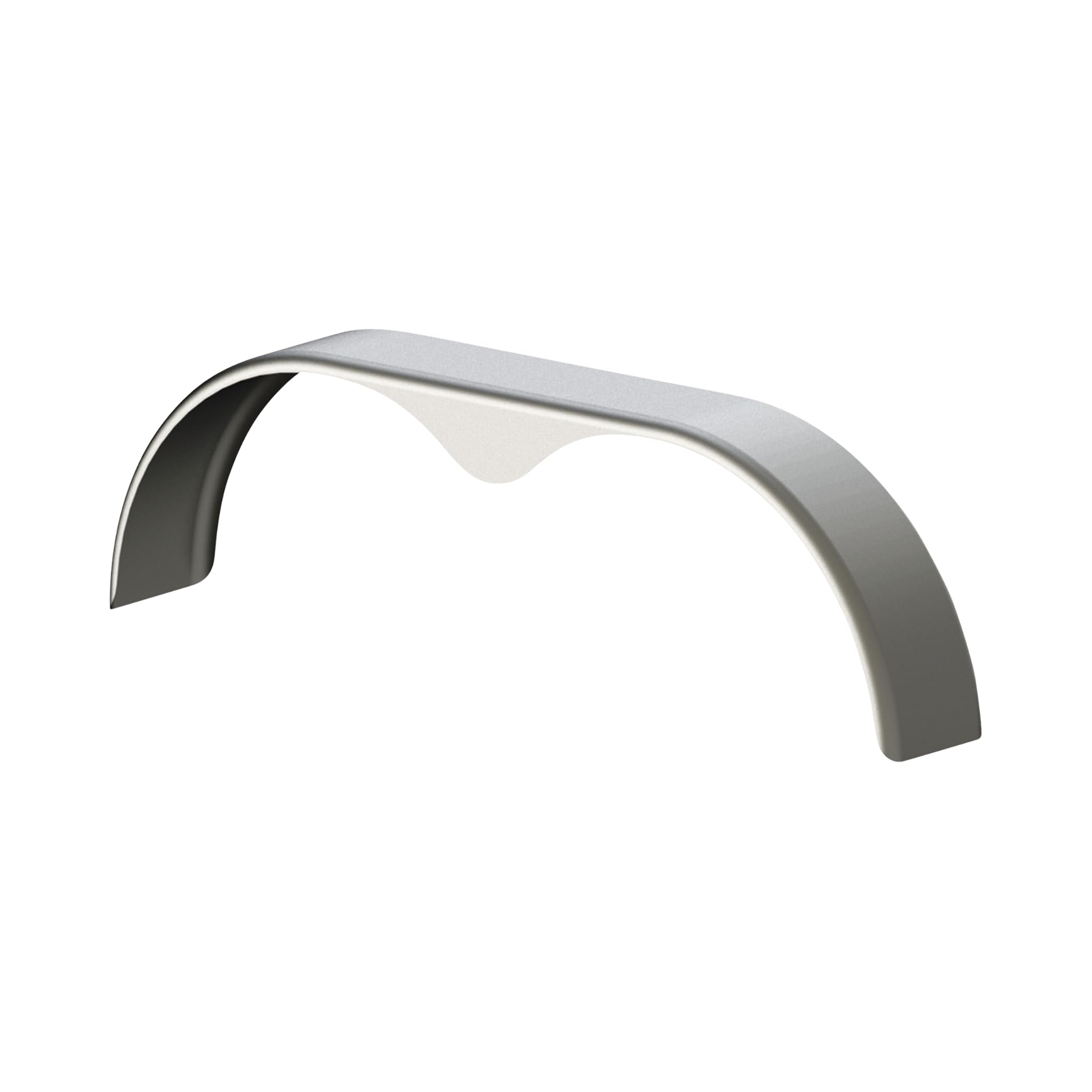 PRO-LINE TRAILERS Tandem Axle Smooth Aluminum Teardrop Fender - 9