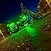 Kingshowstar 12 PC Advanced Universal Motorcycle Underglow Multicolor NEON Accent Light Kit