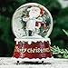 Christmas Snow Globes Glitter Water Globe Musical Snow Globe for Xmas Indoor Decoration, Christmas Holiday Party Gifts and Decorations, Santa
