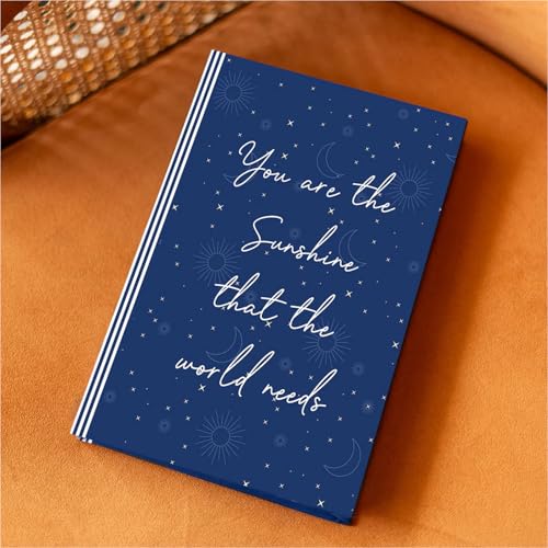 Image of Undated Daily Planner & Organizer | Sunshine | A5 Hardcover with Goal Setting Pages | 100 GSM,260 Pages | 2-Page Daily Layout for Planning & Notes | Activity Tracker