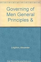 Governing of Men General Principles & B0026RKWSU Book Cover