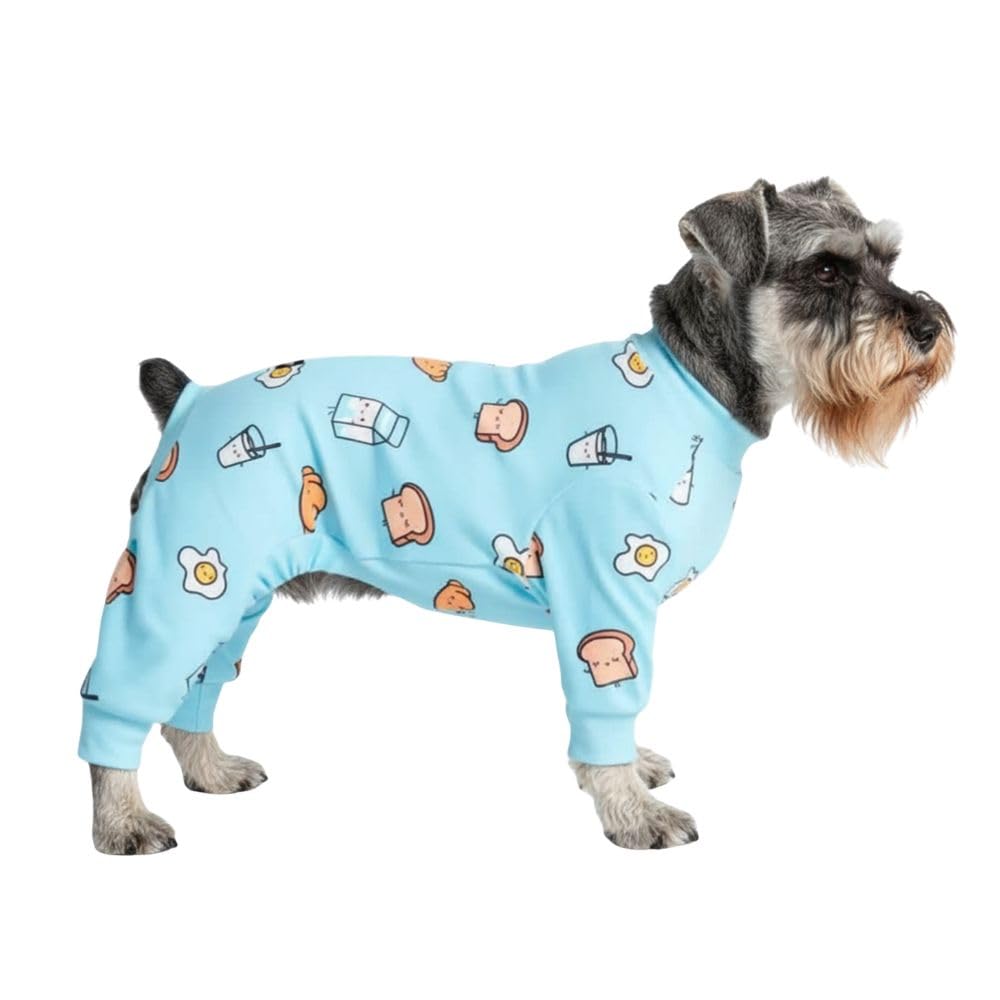 Spark Paws Dog Pajamas - Stretch Onesie Recovery Full Leg Surgery Suit PJS