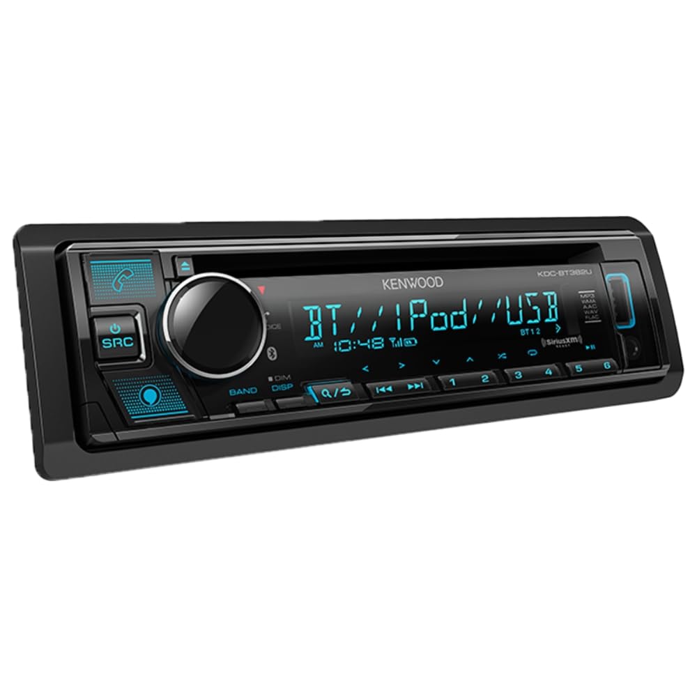 U３８２ＢＴ KENWOOD　CD-Receiver 1DIN CD/USB/iPod/Bluetoothレシーバー U382BT Amazon Alexa搭載