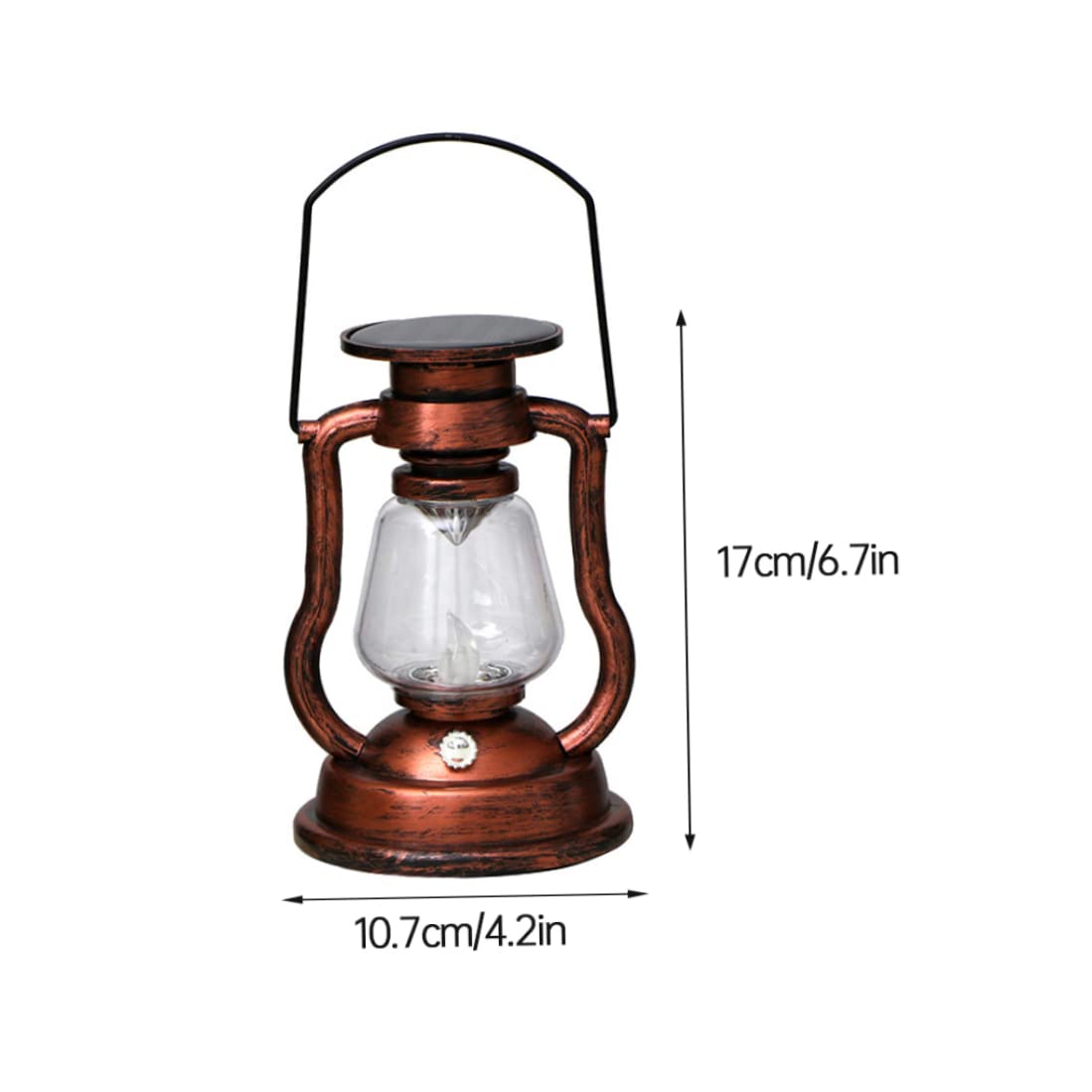 Lampada Tavolo retrò retrò di Lanterna Solare Vintage Lights Bronzo Vintage
