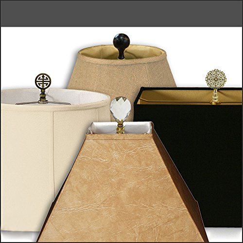 Image of Royal Designs, Inc. Heavy Duty Harp for Lamp Shade Holder, 11 inch, Polished Brown Base (Pack of 2)