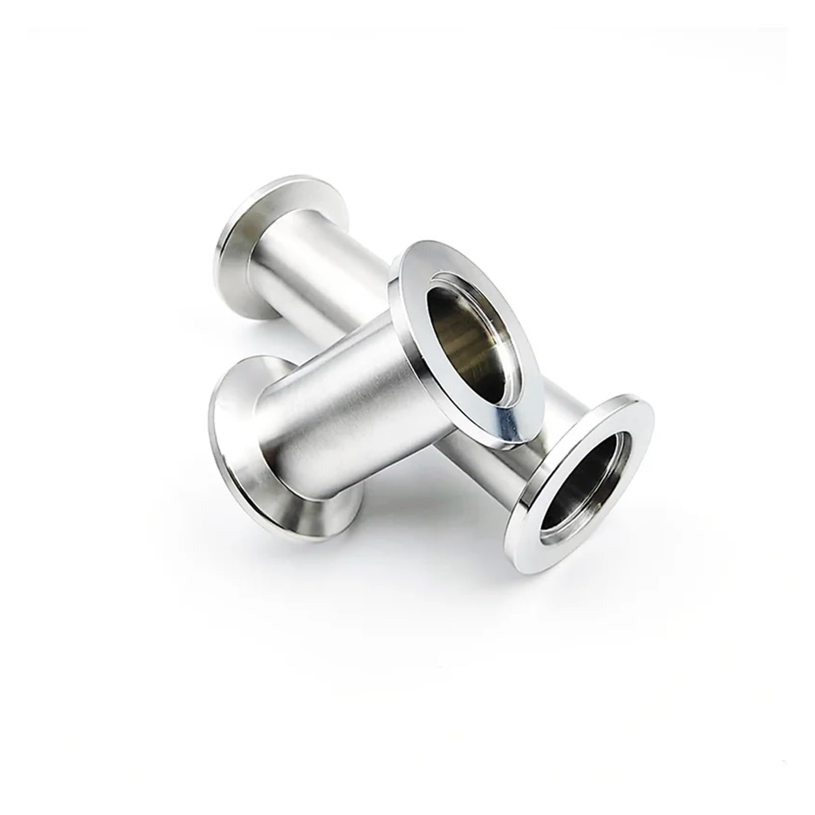 KF16 KF25 KF40 KF50 304 Edelstahl Vakuum Flansch Kurze Rohr Quick Fit Joint Adapter for Vakuum Pumpe System 40-200mm(KF50,200mm)