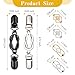 ROPAKED 6 Pcs Cinch Clip Vintage Dress Clips Back Cinch Sweater Clips to Hold Sweater Together Shawl Cardigan Collar Clip to Tighten Dress Pant Waist Tightener for Women(Modern)