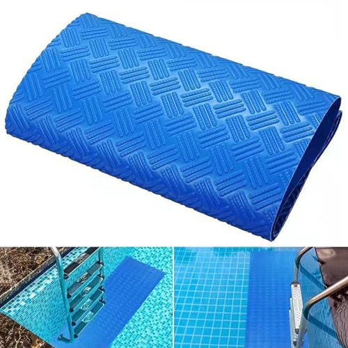 Alfombrilla para escalera de piscina, 2 piezas, antideslizante miniatura 3