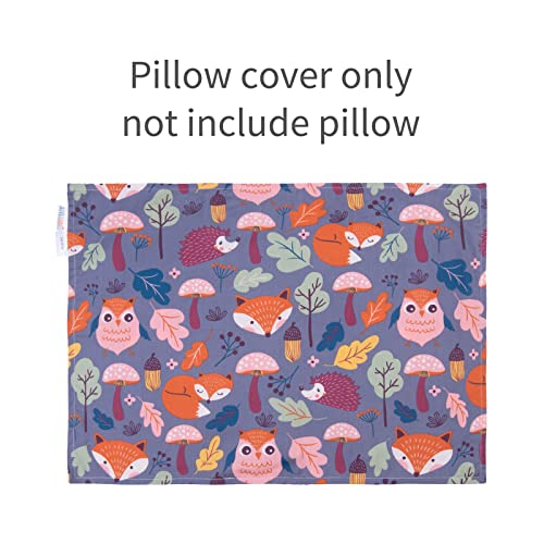 Image of ALVABABY Toddler Pillowcases 2 Pack Cotton Kids Pillow Cover Fit 13 inchx 18 inch or 14 inchx20 inch Envelope for Girl Boy Travel
