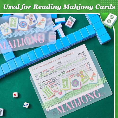 Soulchen 4 Pcs Mahjong Shuffler Cards and Line Finder 2 in 1 miniatura 4