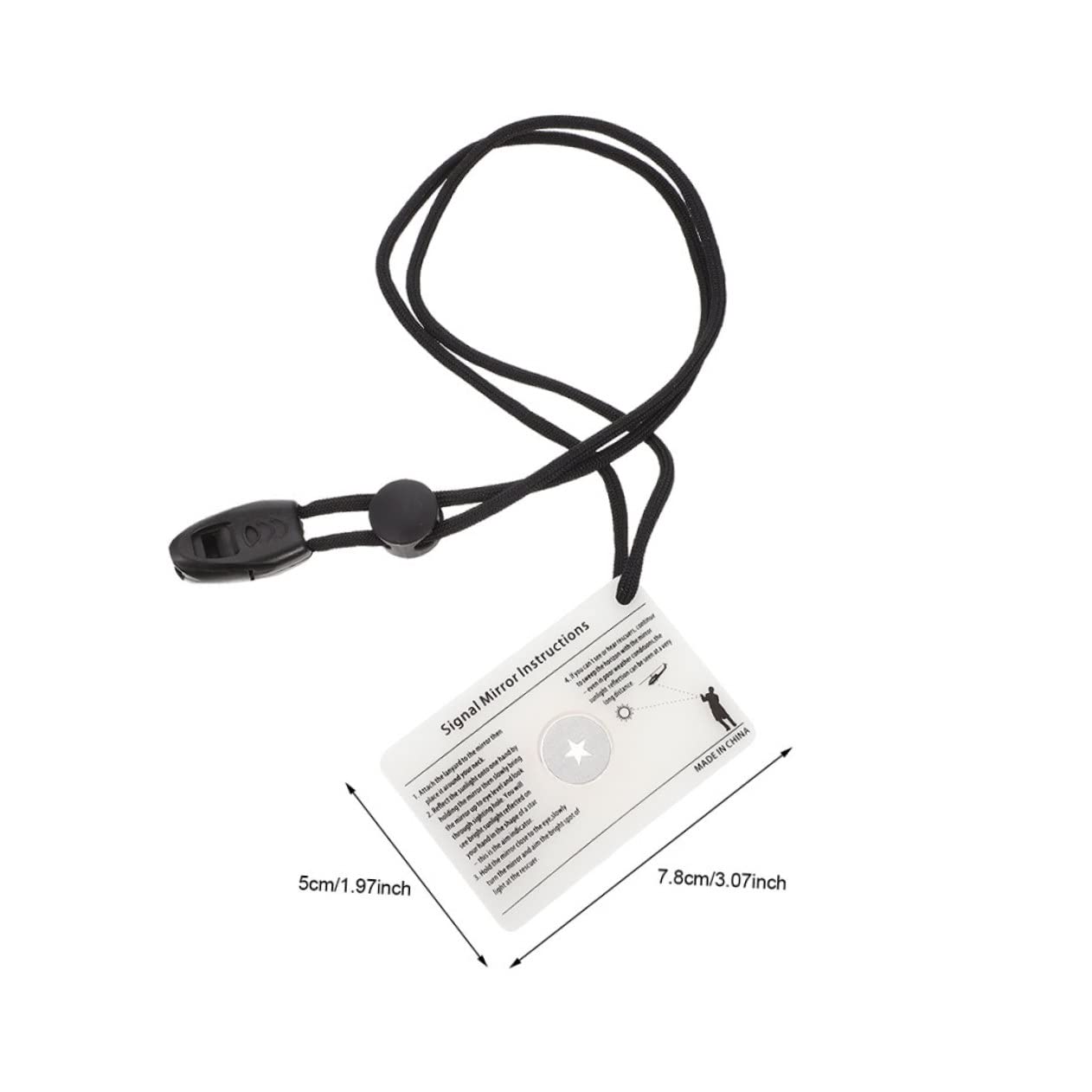 Toddmomy 6pièces Miroir De Signalisation De Survie Réfléchissant Pour Camping Et Situations Urgence Miroir Pratique Et Pour Randonnée Plein Air