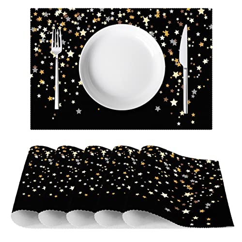 Sets de table galaxie en tissu Oxford de qualité supérieure