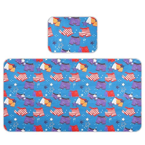 Takiito Shorts Baby Cooling Mattress Pad, Soft & Breathable Cooling Mat Keep Baby Cool in Summer 28x52 in, Nursery Essential