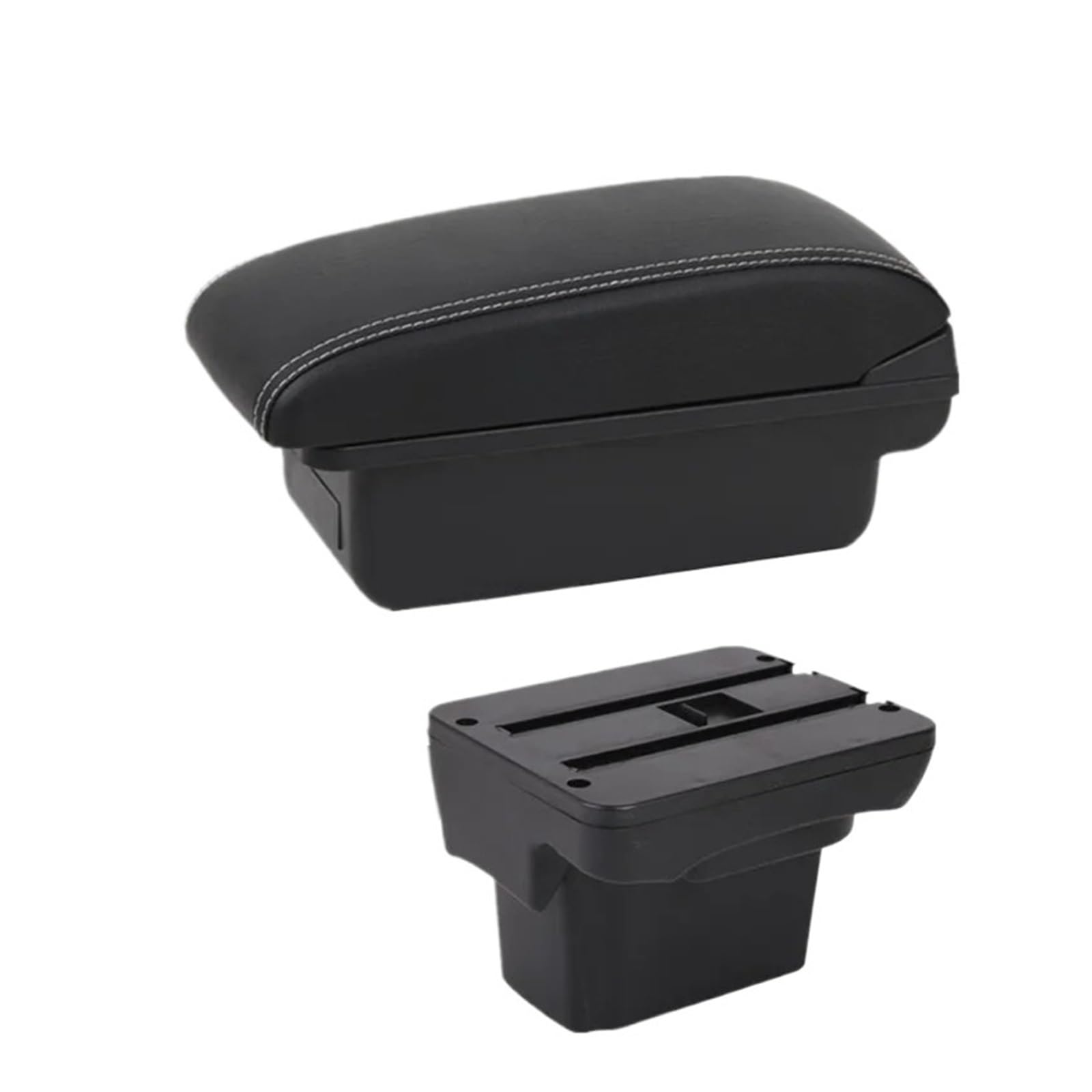 UMDJJU For Chevrolet For Holden For Cruze 2009-2015 Car Armrest Box Storage Retrofit Accessories Car Centre Console Armrest Box(A1 white line No USB)