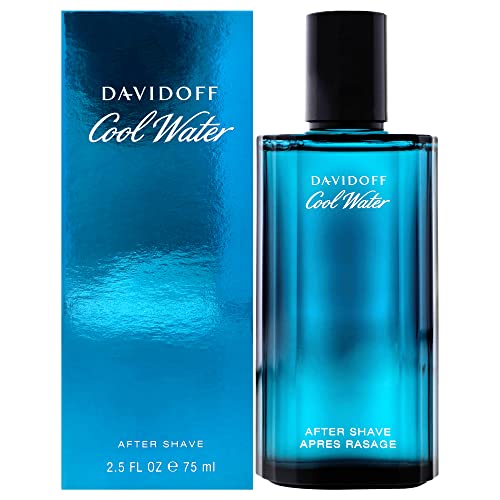 DAVIDOFF Cool Water Man After Shave Splash, aromatisch-frischer Herrenduft, 75 ml