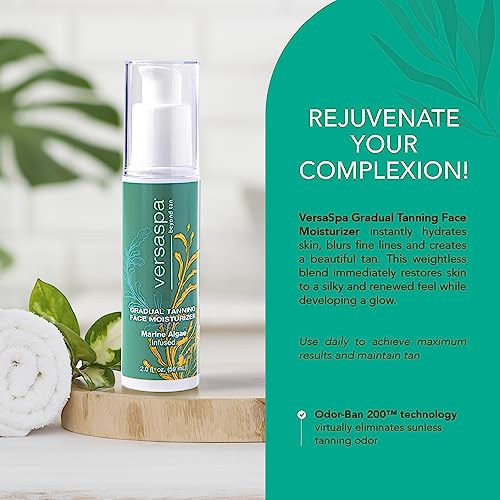 Gradual Tanning Face Moisturizer for Streak-free Natural Glow, 2 fl.oz. - Image 5