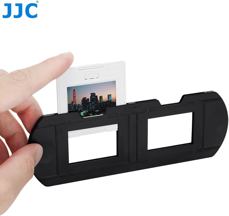 JJC 50 Set 35mm Slide Film Mounts + Film Drying Hanging Rack