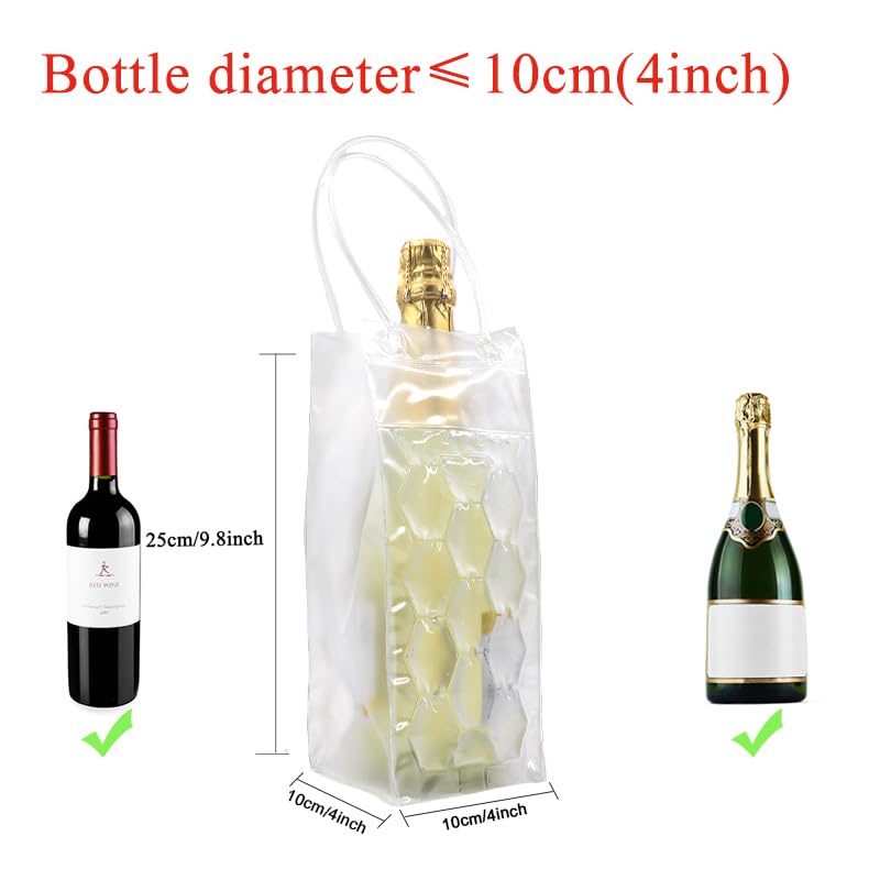 Bolsas para botellas de vino y champán que mantienen el frío y la frescura 3