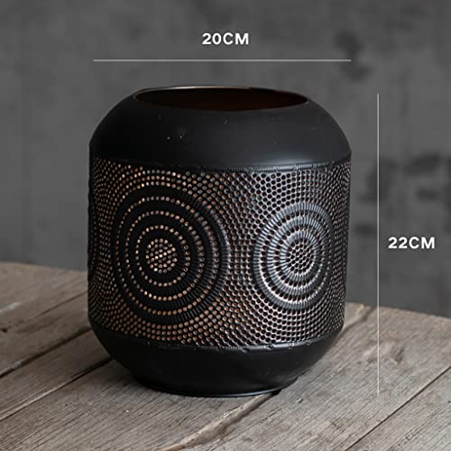 Bougeoir en métal pour Table à Manger anti-vent avec verre de protection - 2