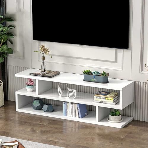 Minimalist Grid TV Stand – Chic Storage Solution for Modern Homes
