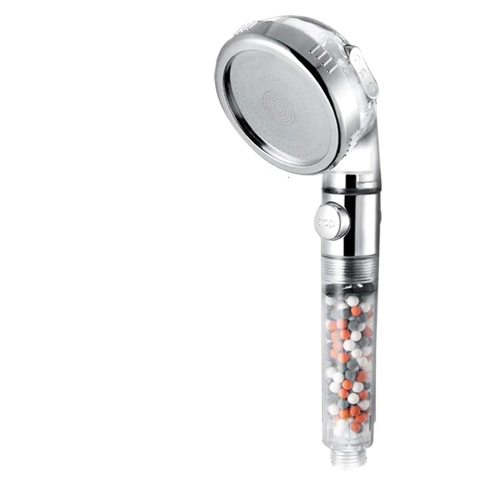 Mqfbnnp Shower Set B Shower Head Shower Head High Pressure Water Saving With On/Off Switch Stop Button 3 Modes Handheld Bathroom Showerheads(Shower Set B)
