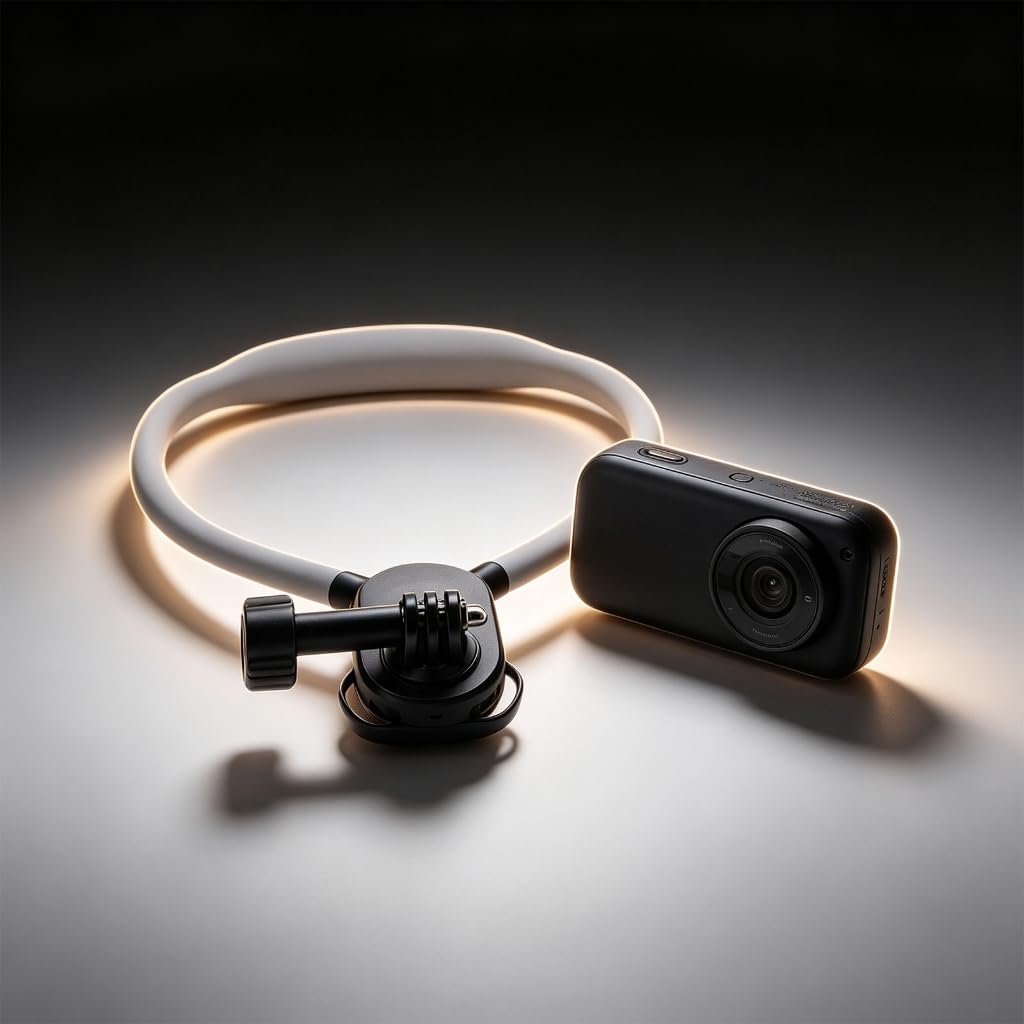 Supporto da collo indossabile per Action Camera Walking e video di tutti i giorni
