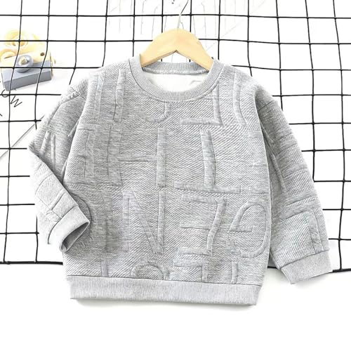 Toddler Girls Boys Crewneck Sweatshirt Teens Letter Embroidery Pullover Sweater Long Sleeves Comfy Fall Clothes4