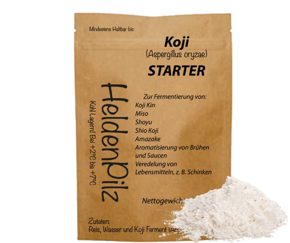 Koji Spores 50g Aspergillus Oryzae à haute activité enzymatique pour Saké et Miso