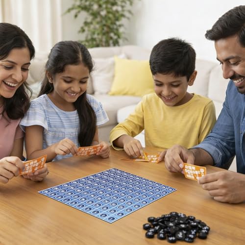 Image of Webby Tambola Fun Family Board Game | Travel | Indoor | Party Game Set for Kids and Adults