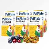 PetPlate Roost Rulin' Chicken FreshBaked Dry Dog Food, Gently Baked and Air-Dried Human Grade Dog Food, Formulated with Prebiotics and Postbiotics, Grain Free, No Fillers or by-Products 2lbs