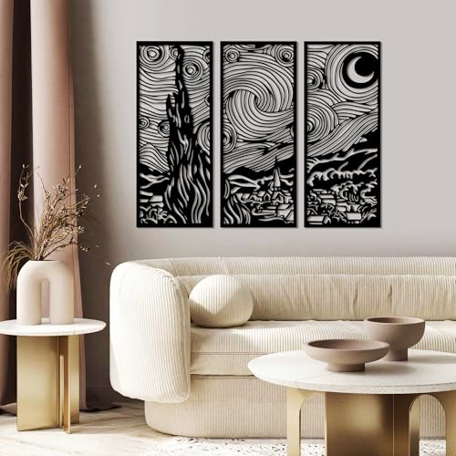 Métal noir déco murale pour entrée design chic