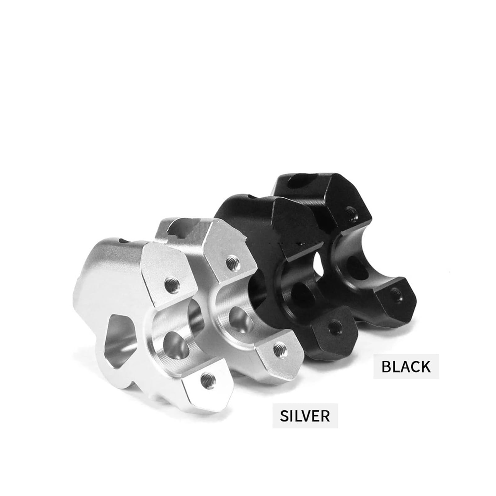 Elevador Manillar Para B&MW R 1300 GS R1300GS 2024 - Motocicleta Manillar Riser, Abrazadera Extender Adaptador (Silver)