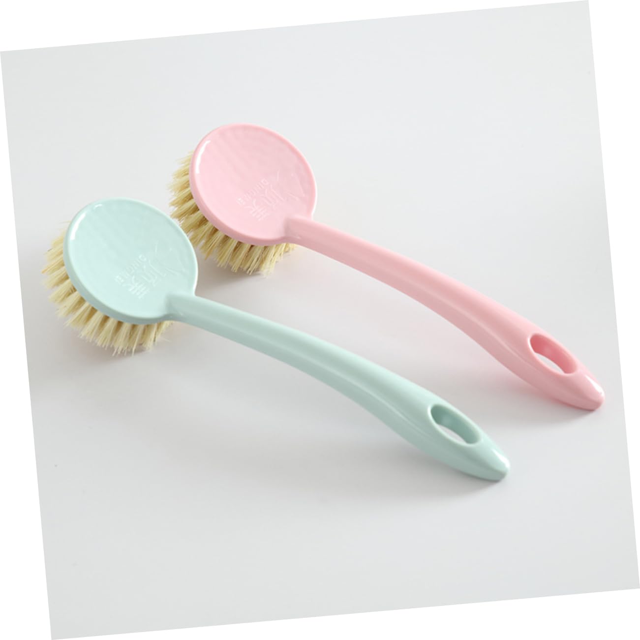 MAGICLULU Juego De 3 Cepillos De Cocina con Mango De Plástico Resistente para Limpieza Y Lavado A Fondo De Platos (2 Unidades)