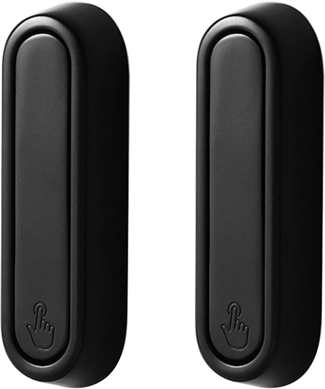 Tnbccxn Black Cabinet Handles, Concealed Handles, 2 Pcs Furniture Recessed(Black)