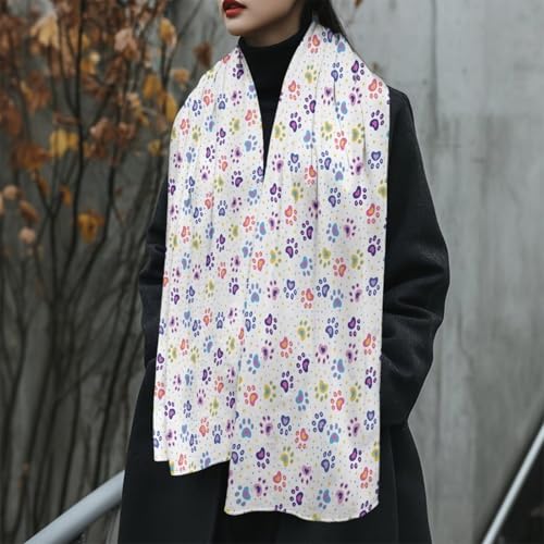 Women's Mens Warm Long Scarves Long Soft Scarves Warm Blanket Fluffy Scarf for Evening Dress Warm Daily3