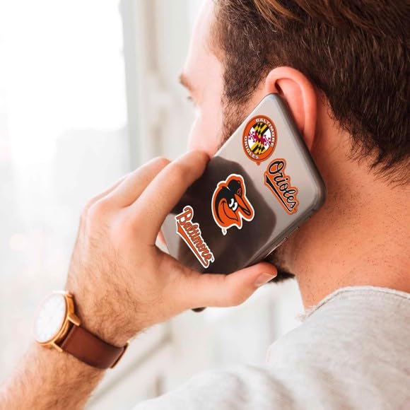Image of MLB - Baltimore Orioles 12 Count Mini Decal Pack