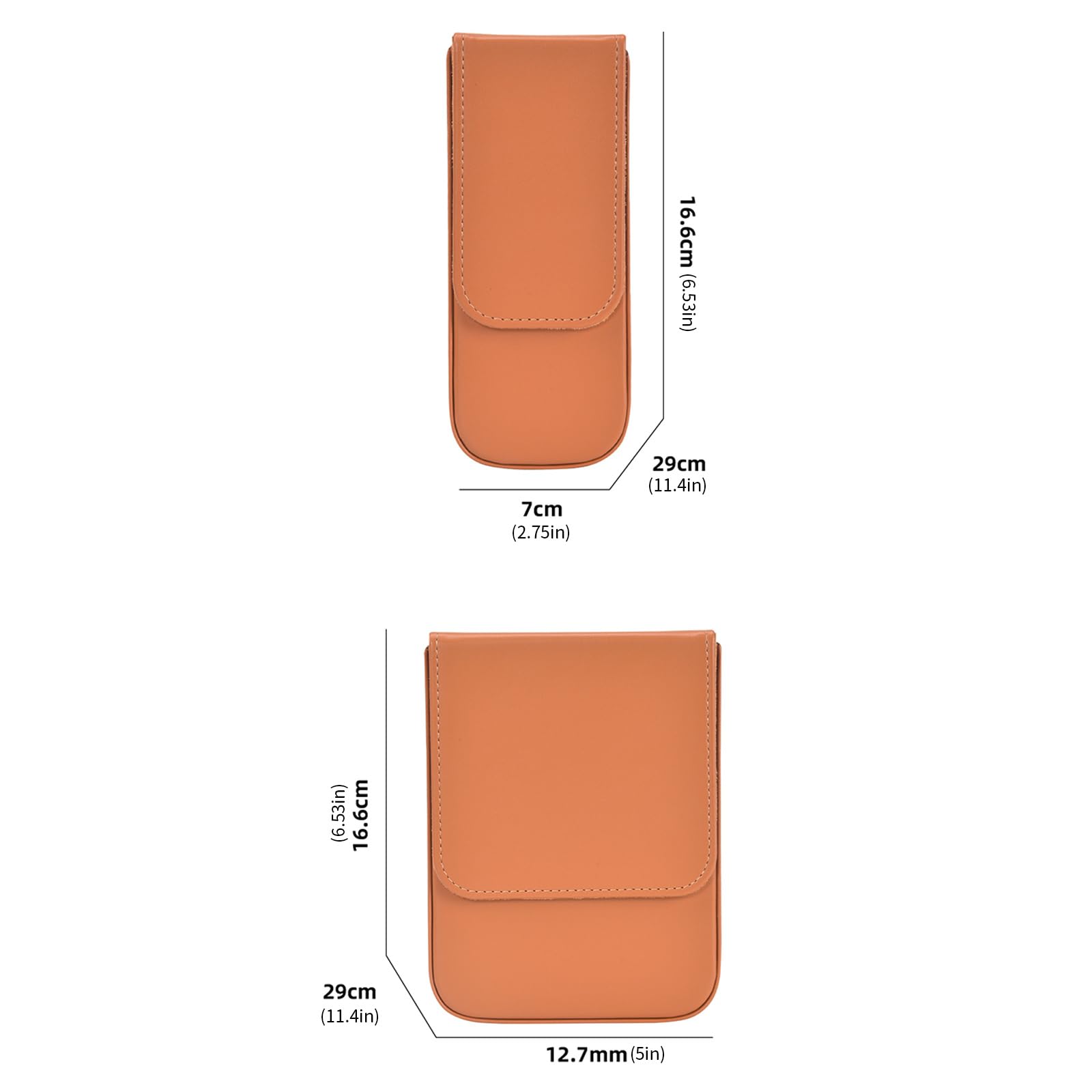 Astuccio portapenne in poliuretano con 3/6 scomparti con fodera interna morbida, per ufficio, scuola o viaggi, forniture scolastiche