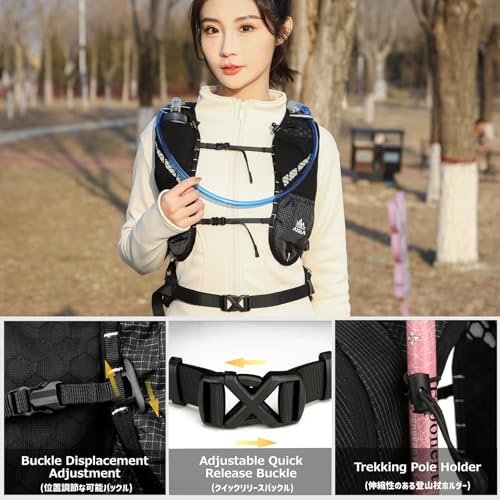 Mochila Deportiva de Hidratación 18L para Running miniatura 6