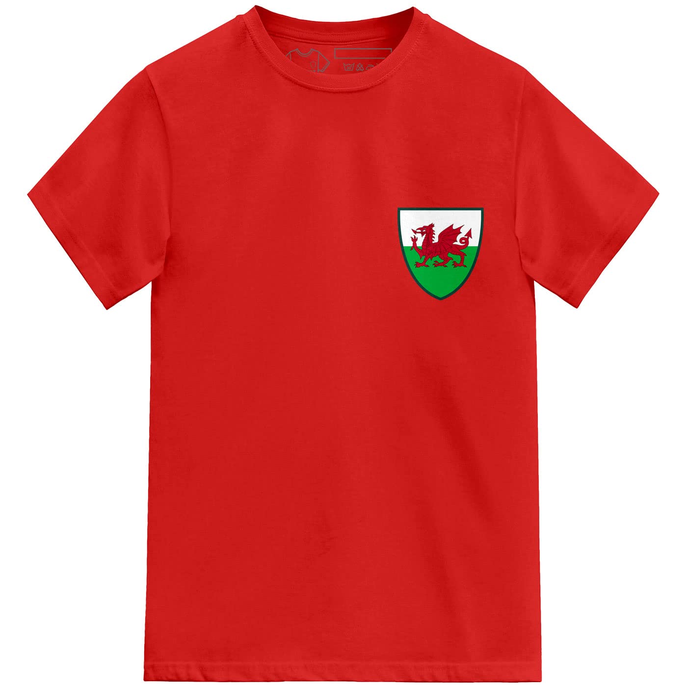 Footeez Red Kids Wales National Team Football Tshirt (, 5-6 Years)
