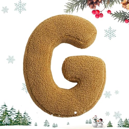 Syengery Almohada de Felpa con Letras del Alfabeto Inglés | Cojín Educativo y Decorativo para Niños, Sofá, Cama y Juegos de Palabras
